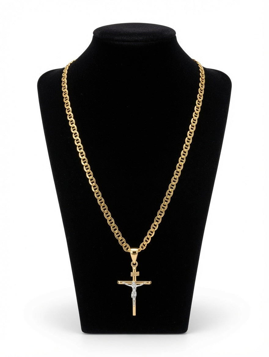 Cadena con Crucifijo Hombre